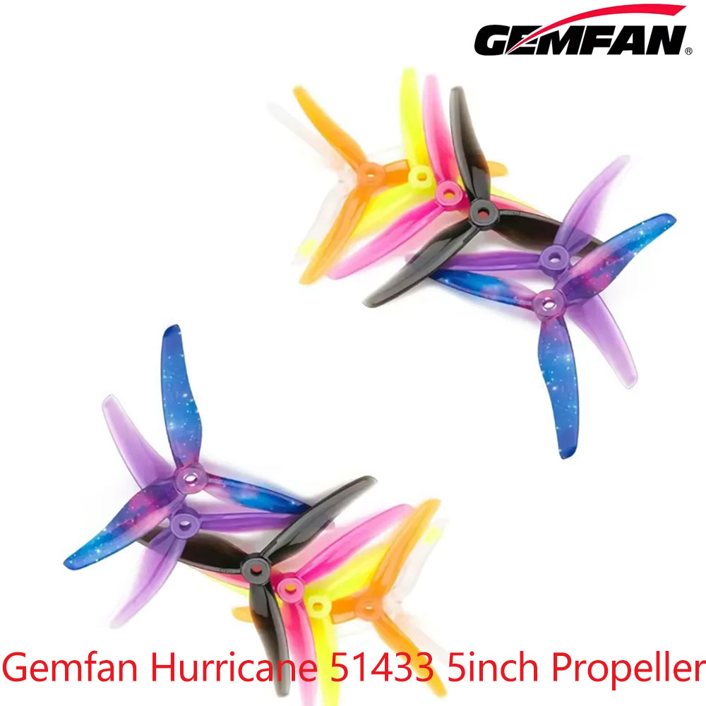 Drone Propeller - 12 Pares de Hélices Gemfan Hurricane