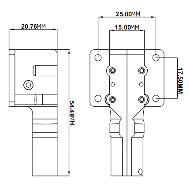 Drone Landing Gear - 2 Peças 25g Mini Servo Elétrico