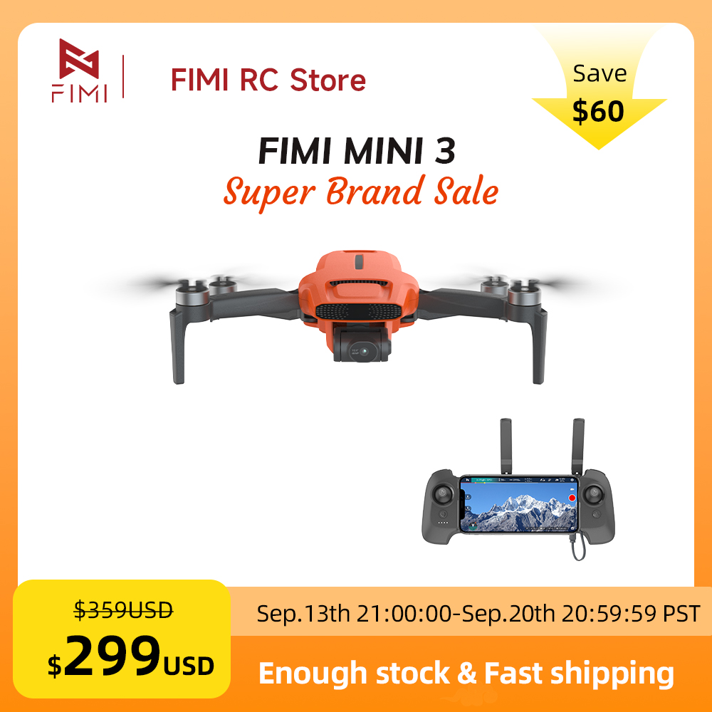 Drone Gimbal - Drone FIMI MINI 3 com Câmera