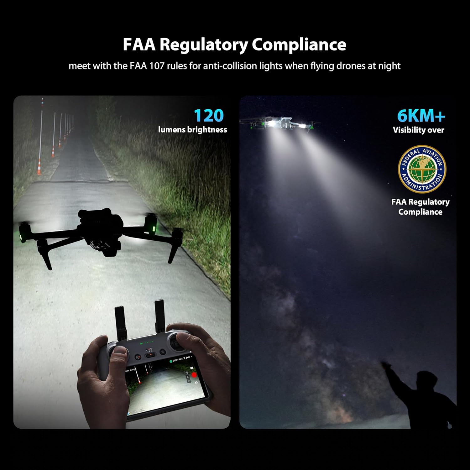 Startrrc drone luz estroboscóp - Drone Landing Gear avaliação e preço