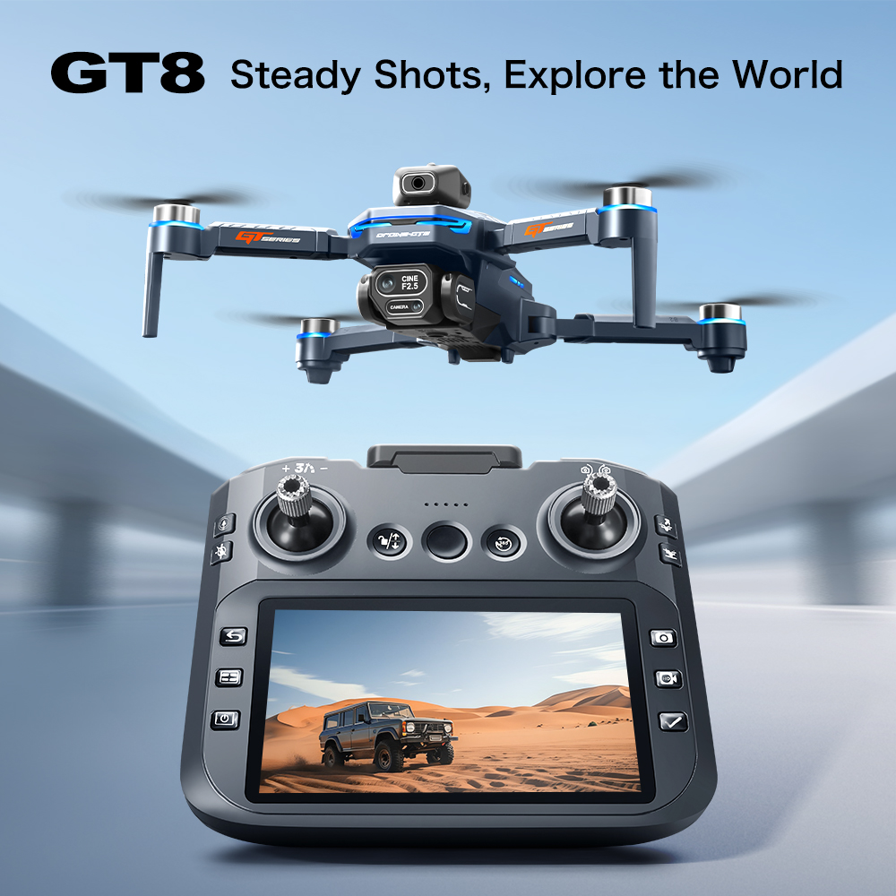 Drone Dobrável GT8 Max com Câm - Drone Gps Module avaliação e preço