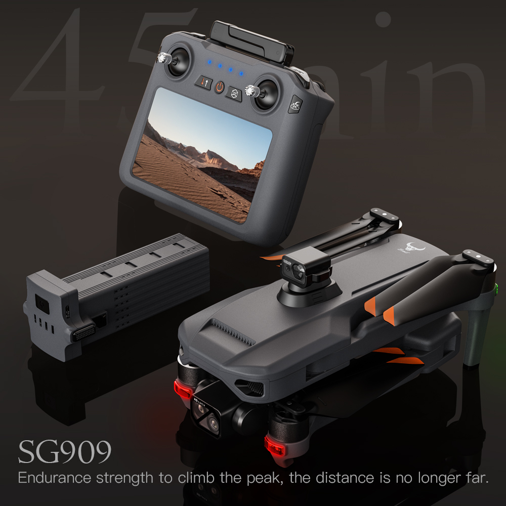 Drone Teeggi SG909 MAX GPS com - Drone Gimbal avaliação e preço