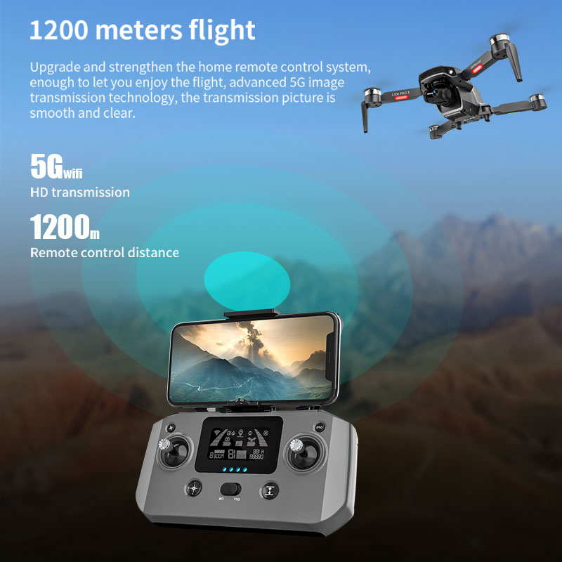 L106 Pro 3 Drone 5G WIFI FPV D - Drone Gimbal avaliação e preço