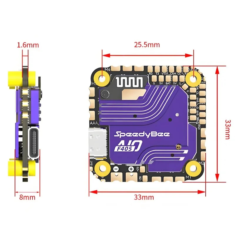 Controlador de Voo SpeedyBee F - Drone Flight Controller avaliação e preço