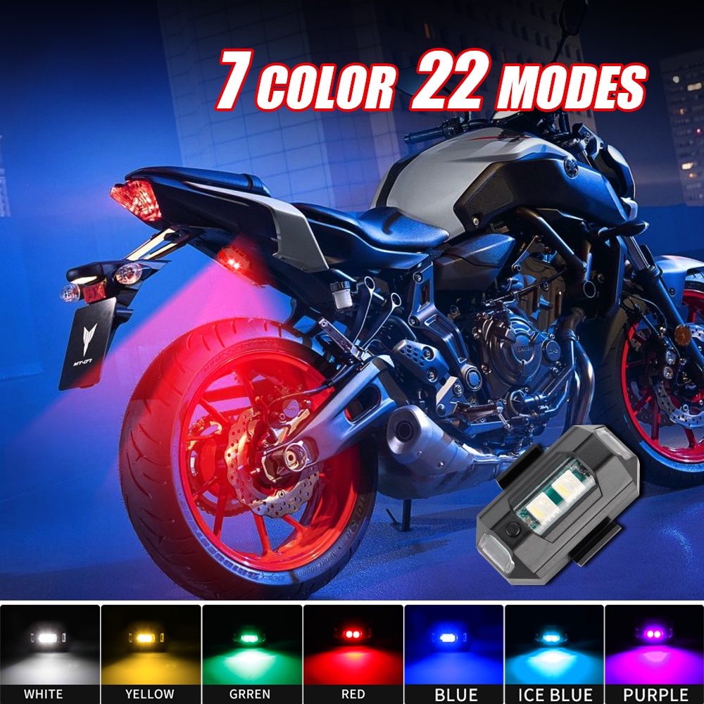 1pc 7 cores mini carregamento  - Drone Led Light avaliação e preço