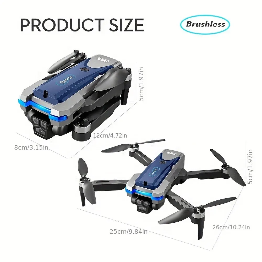 Dobrável RC S8S GPS Drone, 5G  - Drone Gps Module avaliação e preço