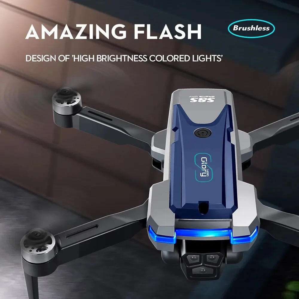 Dobrável RC S8S GPS Drone, 5G  - Drone Gps Module avaliação e preço